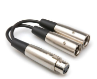 Kabel audio Hosa Kabel typu Y, XLRf – 2 x XLRm
